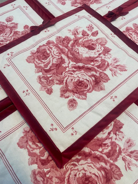 Vintage Sanderson Placemats - Set of 6, design 2