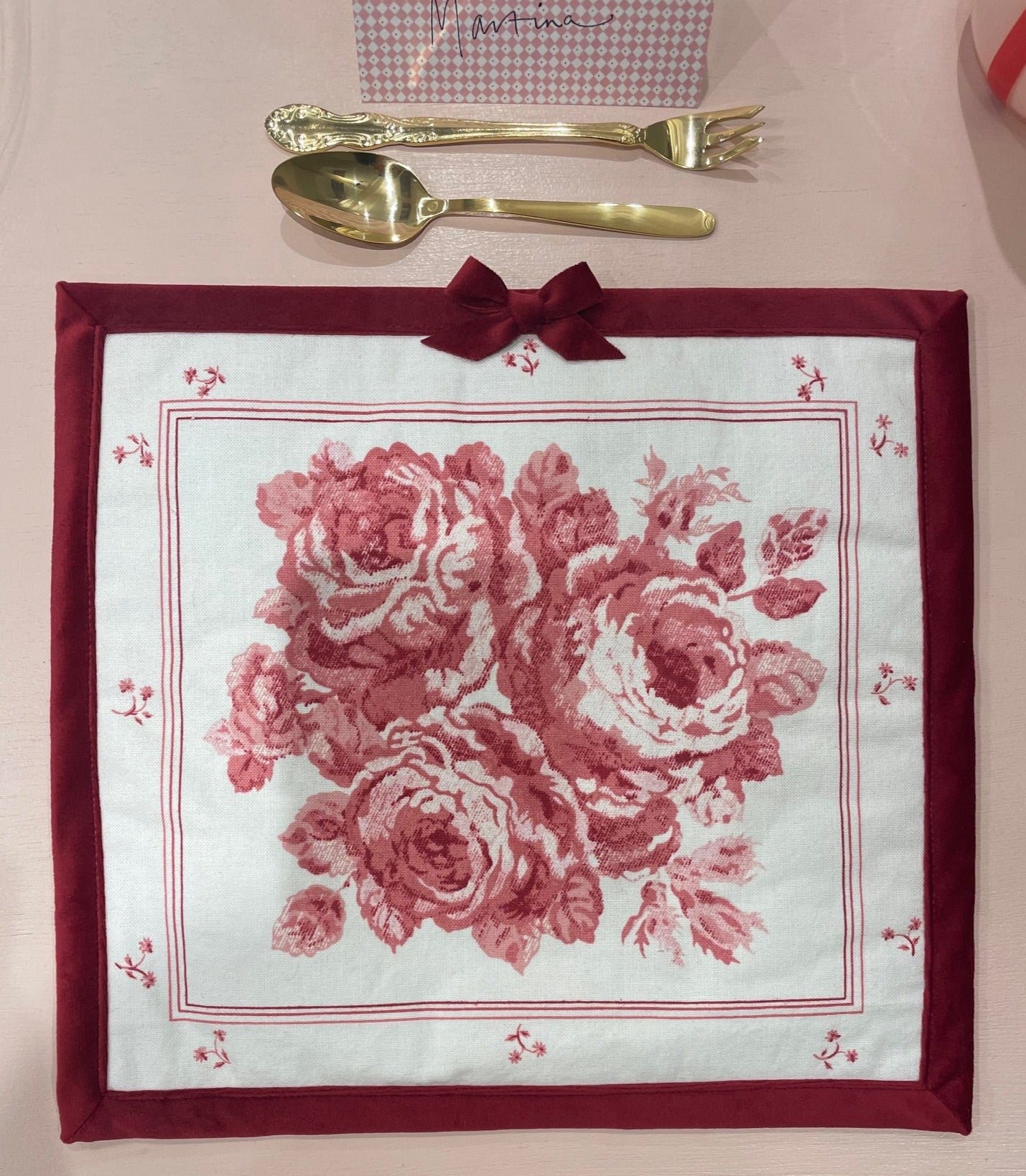 Vintage Sanderson Placemats - Set of 6, design 2