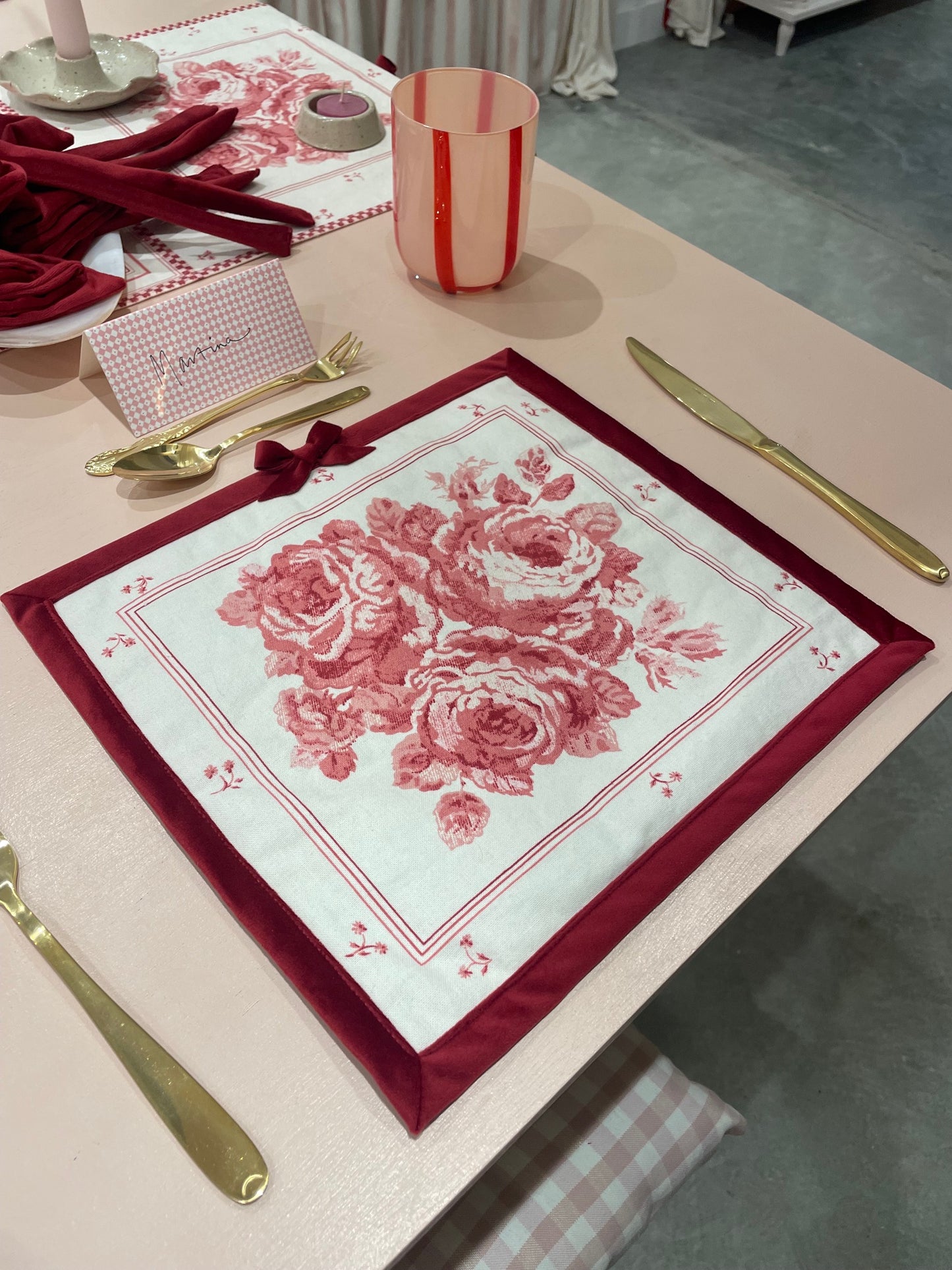 Vintage Sanderson Placemats - Set of 6, design 2