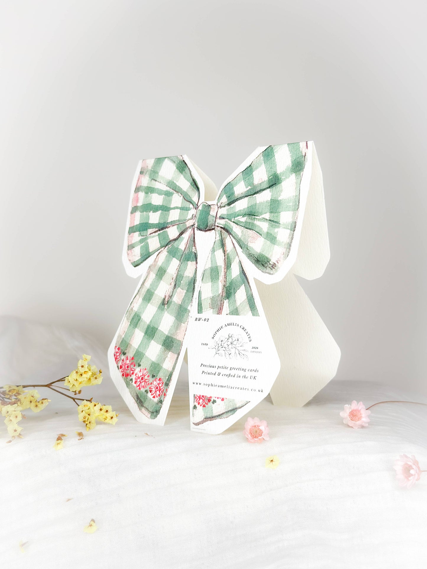 Season's Greetings Bow Card