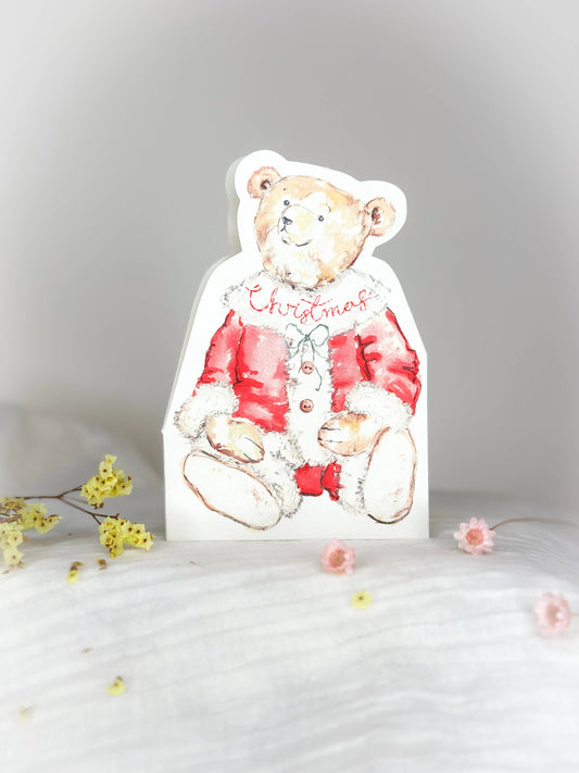 Christmas Ted Die-Cut Card