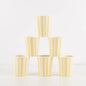Yellow Stripe Cups