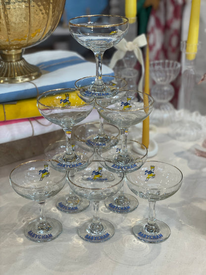 Babycham Glasses - Mini Tower