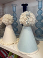 Party Hat - Blue Linen