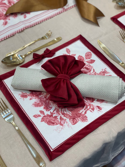 Vintage Sanderson Placemats - Set of 6, design 1