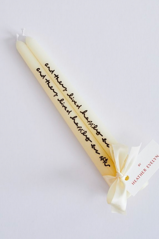 Celebratory Candles ‘and they lived happily ever after'