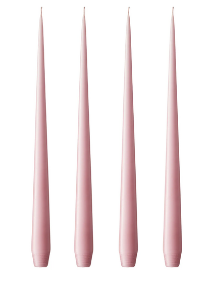 Ester & Erik Tapered Candles - OLD ROSE 32cm