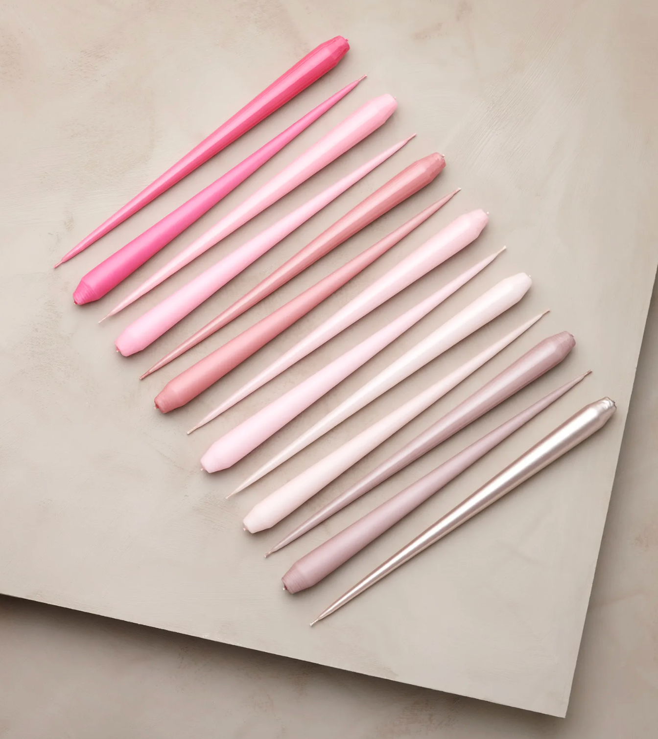 Ester & Erik Tapered Candles - ROSEWATER 32cm