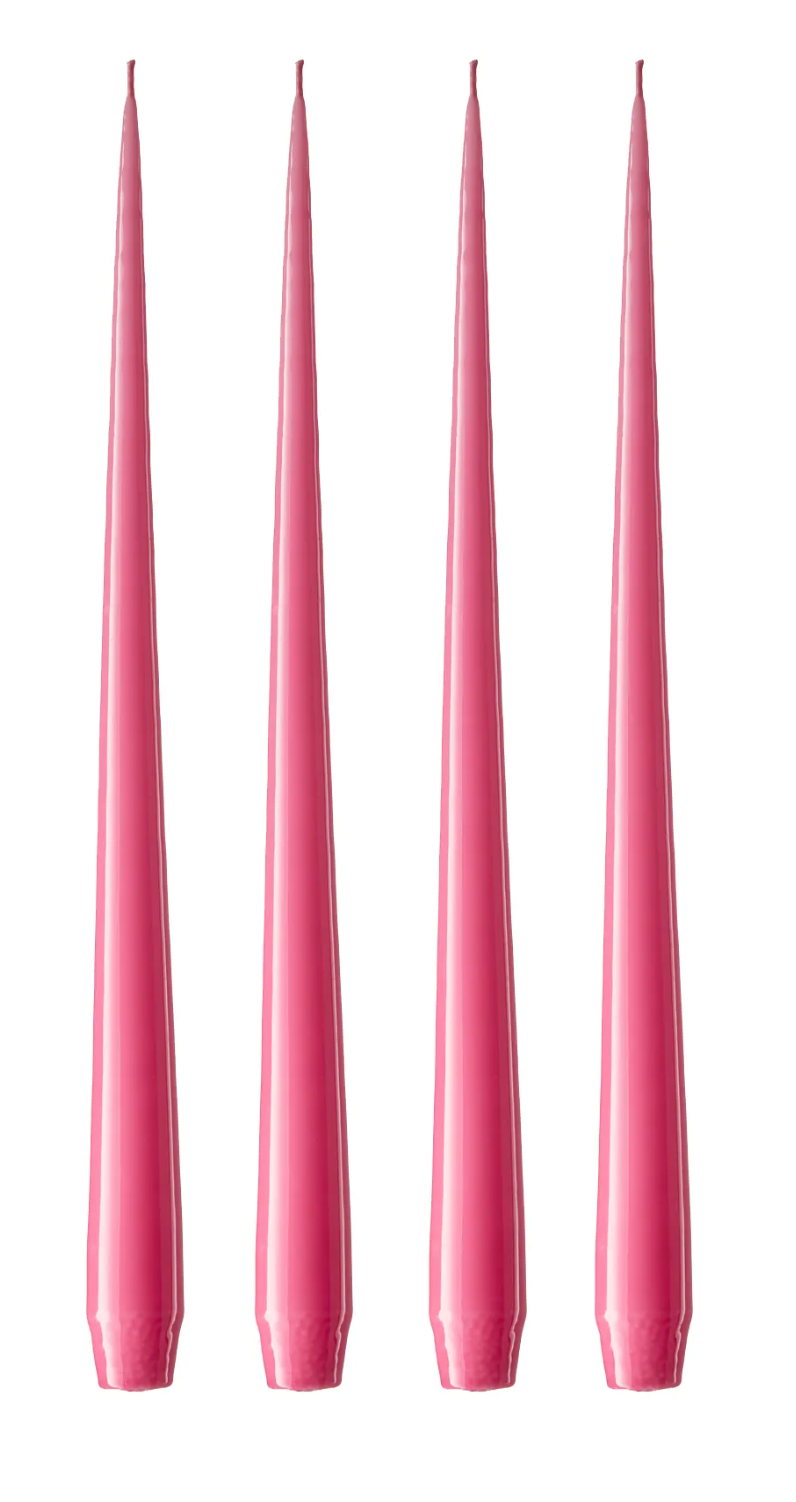 Ester & Erik Tapered Candles - CLEAR PINK LACQUER 32cm